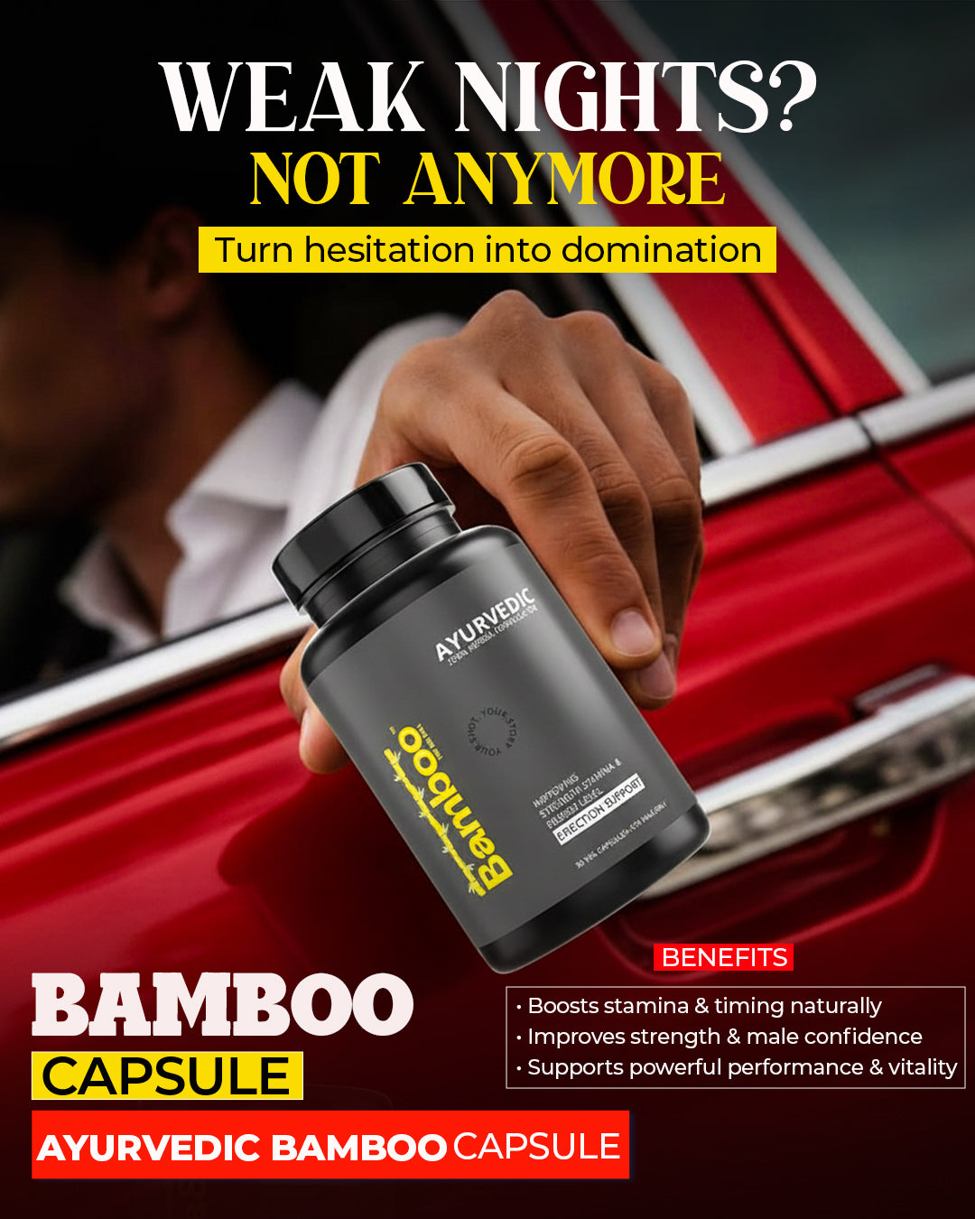 Ayurvedic Bamboo Capsule Benefits for Men’s Strength and Confidence