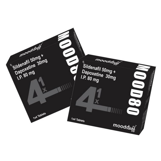 Mood80 – Sildenafil + Dapoxetine Tablets
