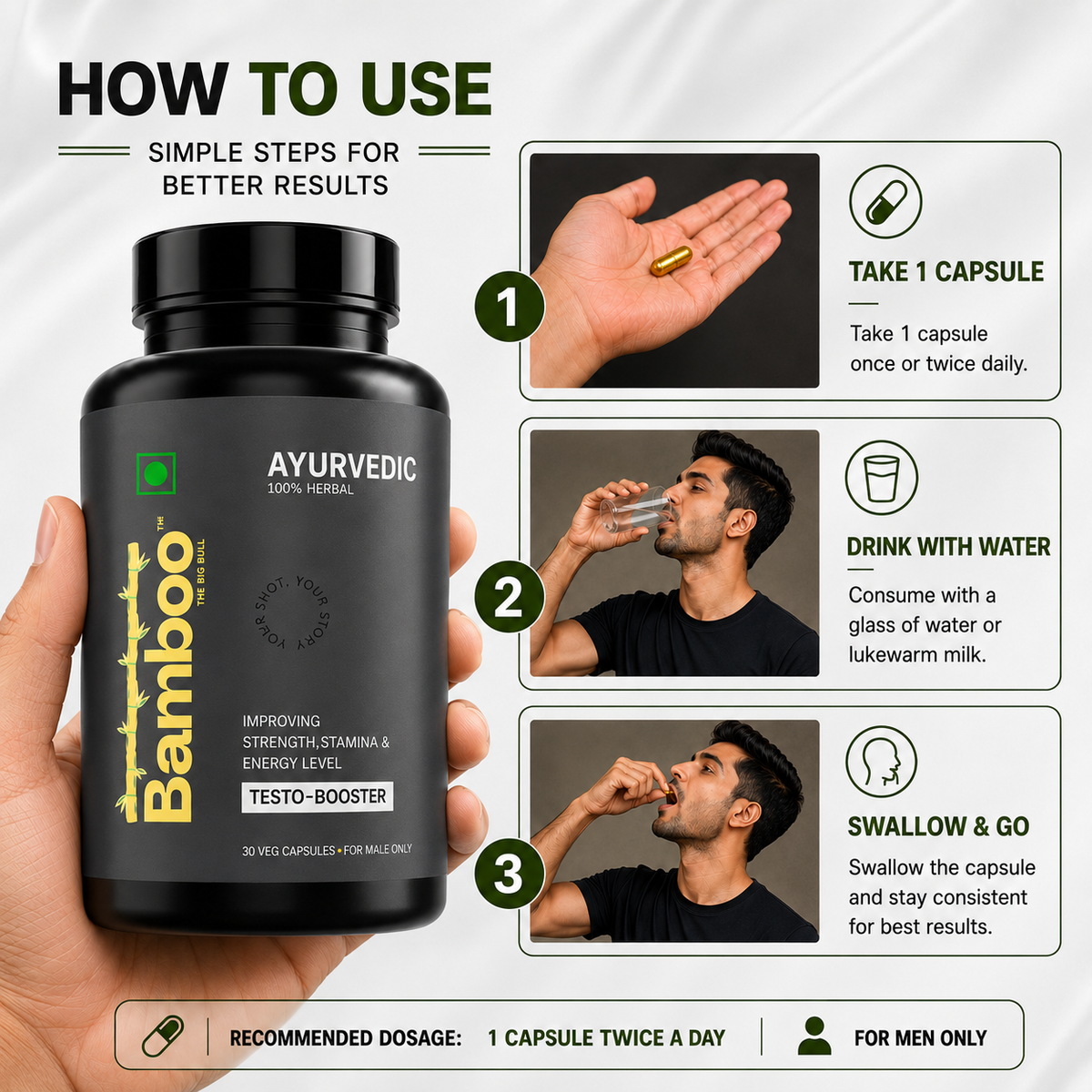 Bamboo – Ayurvedic Erection Support Capsules
