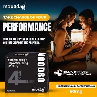 Mood80 – Sildenafil + Dapoxetine Tablets